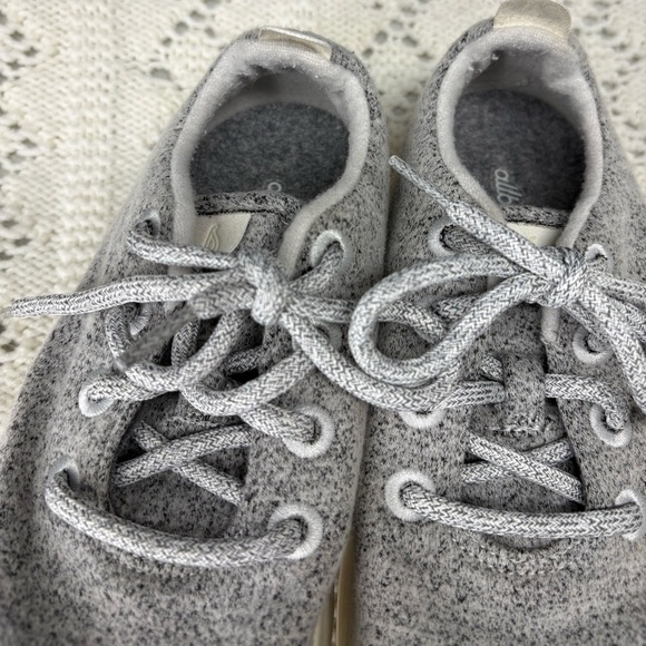 Allbirds Merino Wool Running Shoes Sneakers Womens 8 Lightweight Grey Washable - Picture 7 of 8